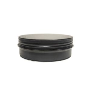Matte Black Aluminum Screw Tin In Stock, Low MOQ Custom Printing, Ready to Ship
