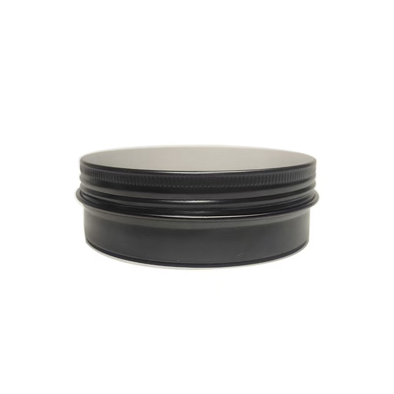 90ml Matte Black Aluminum Tin (D83H23mm) Ready Stock, Small MOQ Custom Printing - Image 6