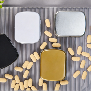 60x47x15mm Multi-Color Blank Metal Tins - Durable Containers for Mints, Jewelry & Party Favors
