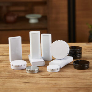 Assorted Hinged Flip Top Tin Boxes Rectangular & Round Metal Containers for Candy Spice Gift Packaging