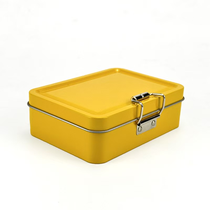 Multi-Color Rectangular Latch Tin Set Red, Blue, Purple, Gold, For Storage & Gift, Custom Logo Available - Image 11