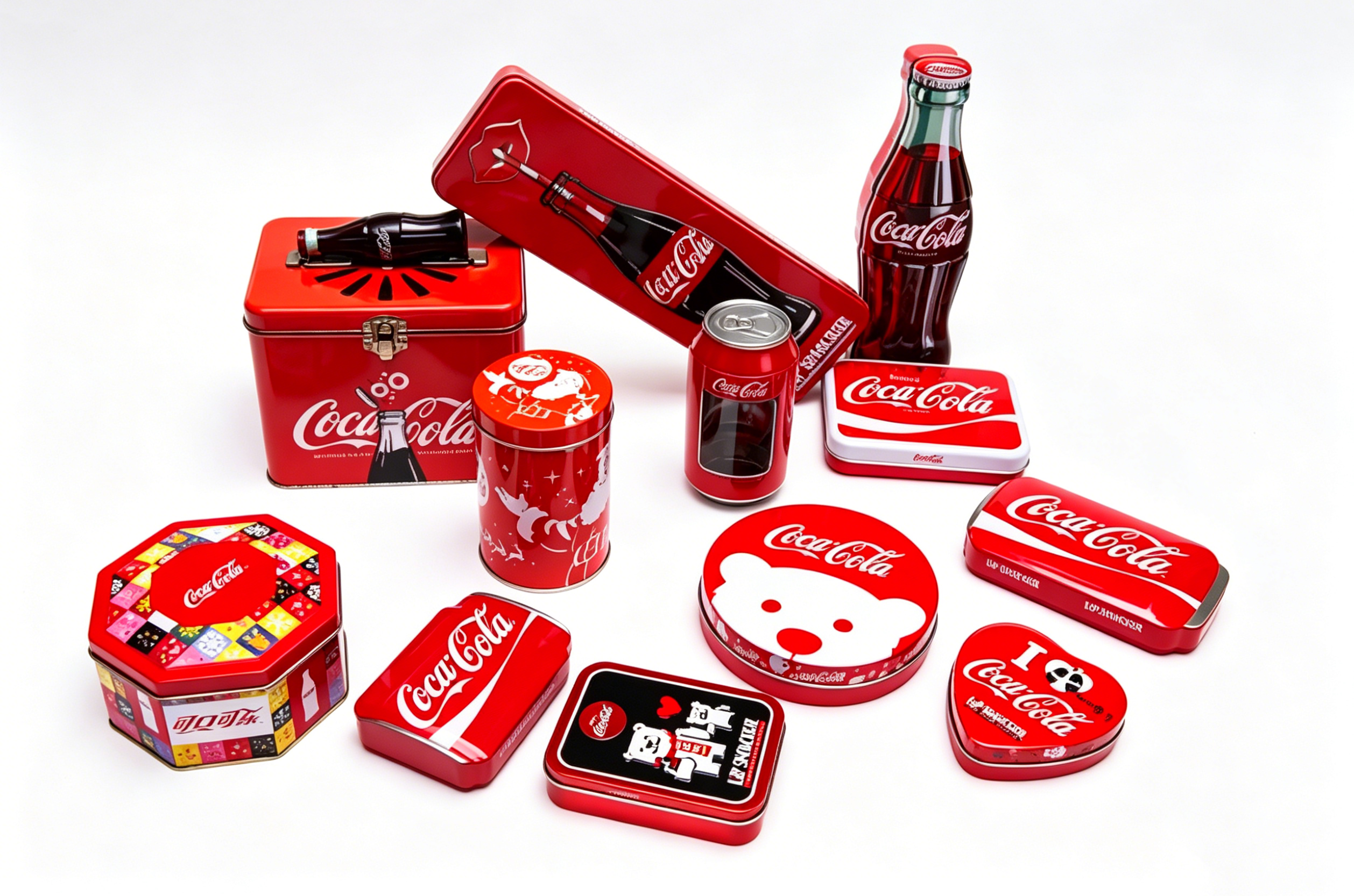 Christmas Themed Holiday Tins Assorted Shapes for Cookies & Gifts, In Stock Custom Printing - Image 4