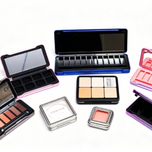 Makeup Palette Tin Cases with Mirror Customizable Empty Eyeshadow Tins, In Stock Low MOQ