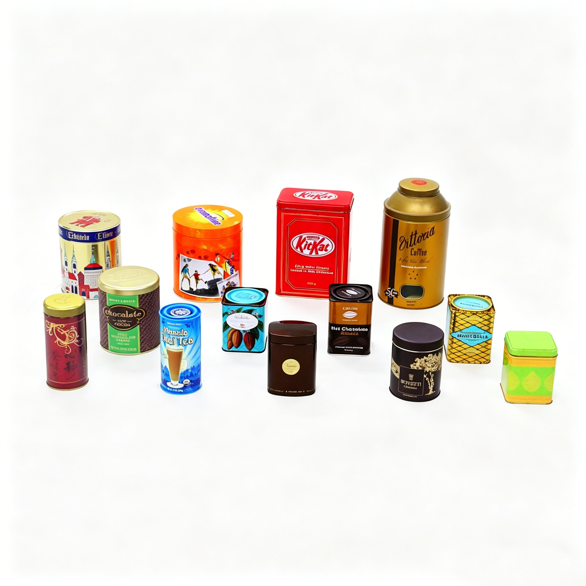 OEM Custom Food-Grade Tins Printed Metal Cans for Candy, Cookies & Confections