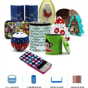 OEM Custom Tin Boxes Versatile Metal Containers with 6+ Lid Styles, 15 Body Structures, Fast Production