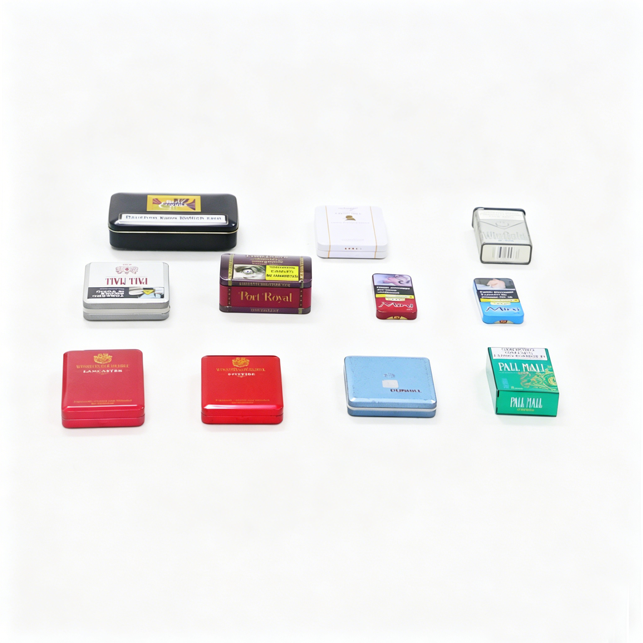OEM Custom Tobacco & Cigar Tins Metal Containers for Loose Tobacco, Cigars & Mints, Custom Brand Printing