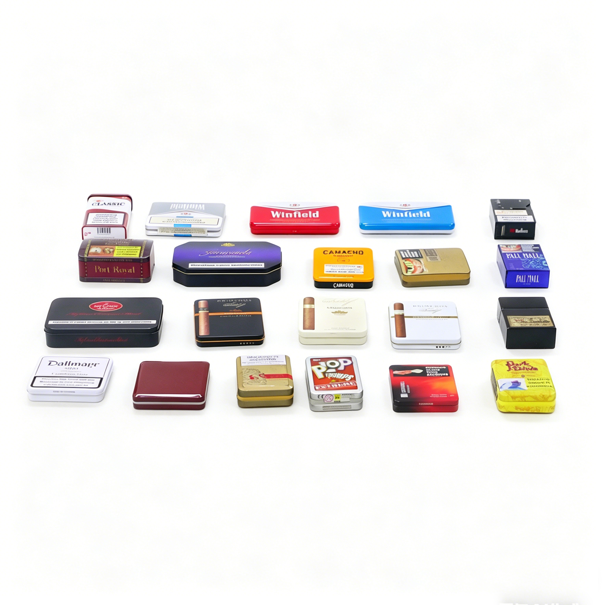 OEM Custom Tobacco & Cigar Tins Metal Containers for Mint Tins, Cigars & Loose Tobacco, Bulk Printing & Fast Delivery
