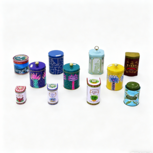 OEM Decorative Tea Tins  Custom Printed Metal Canisters with Unique Artwork