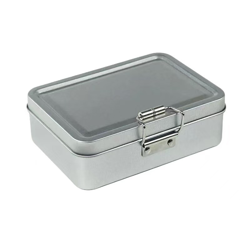 Multi-Color Rectangular Latch Tin Set Red, Blue, Purple, Gold, For Storage & Gift, Custom Logo Available - Image 17