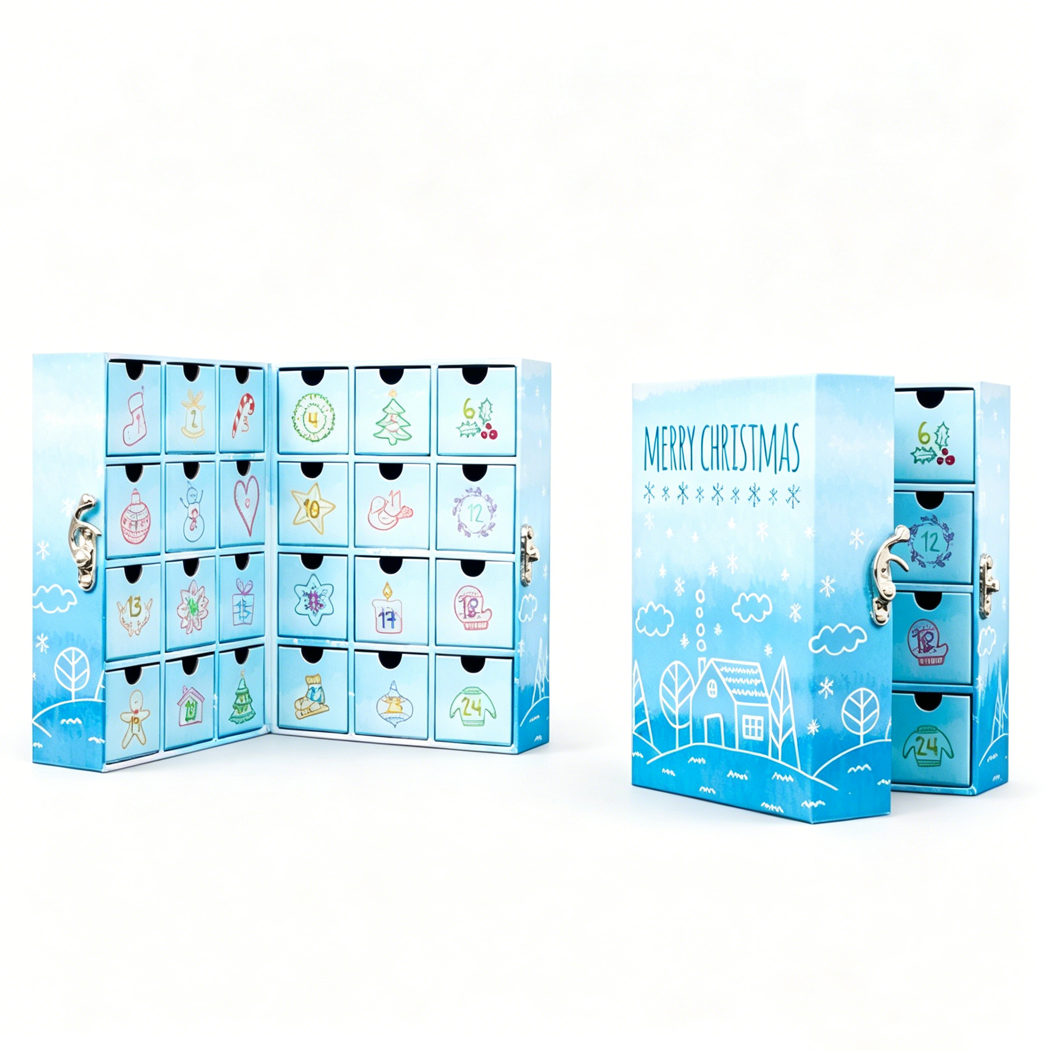 ODM-Custom-Advent-Calendar-Tin-Set-Drawer-Style-Countdown-Metal-Tins-for-Christmas-Holiday