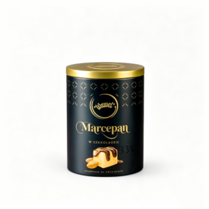 ODM-Custom-Black-Gold-Cylindrical-Metal-Tin-Can-Embossed-Print-Round-Tin-for-Marzipan-Chocolate-Confectionery-Storage