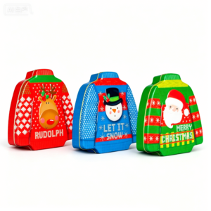 ODM-Ugly-Christmas-Sweater-Shaped-Metal-Tin-Box-Set-Reindeer-Snowman-Santa-Printed-Novelty-Xmas-Candy-Cookie-Gift-Tins